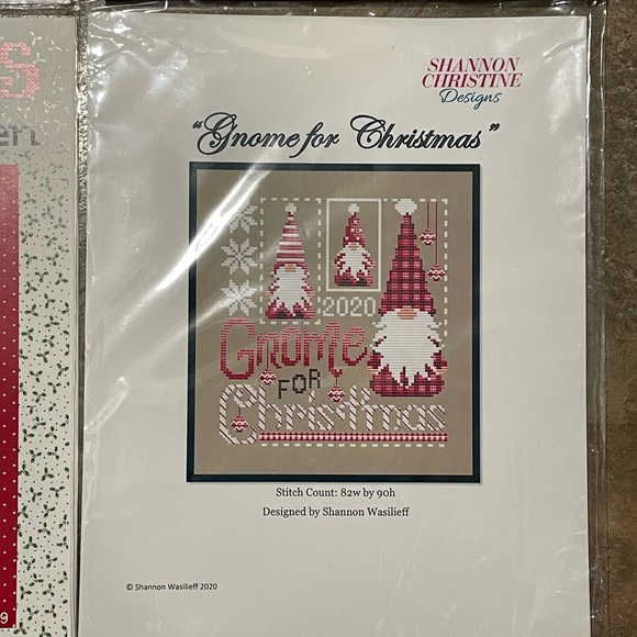 Set of 4 Holiday Cross Stitch charts - Picture 3 of 6